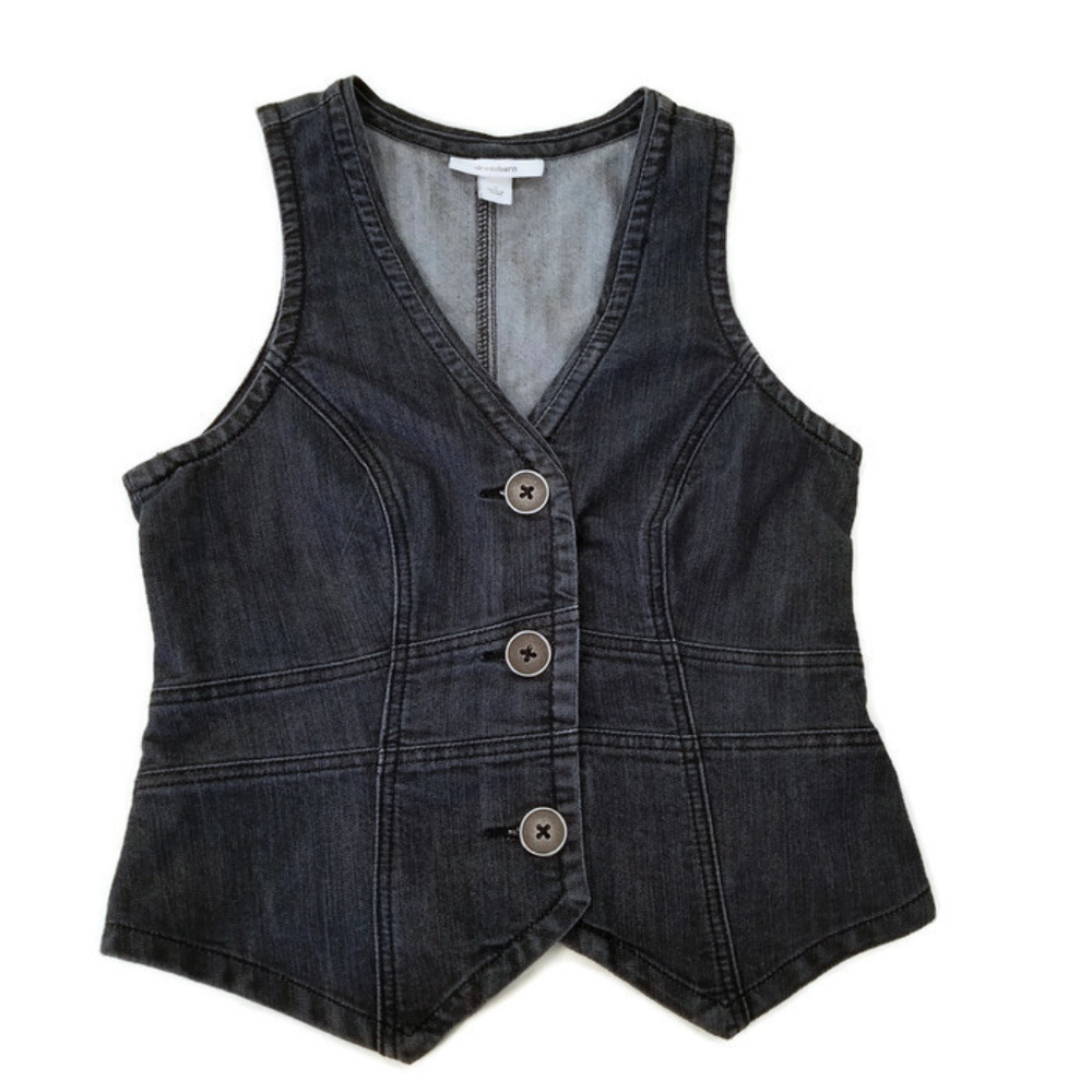 Dressbarn Women's Jean Vest Size S